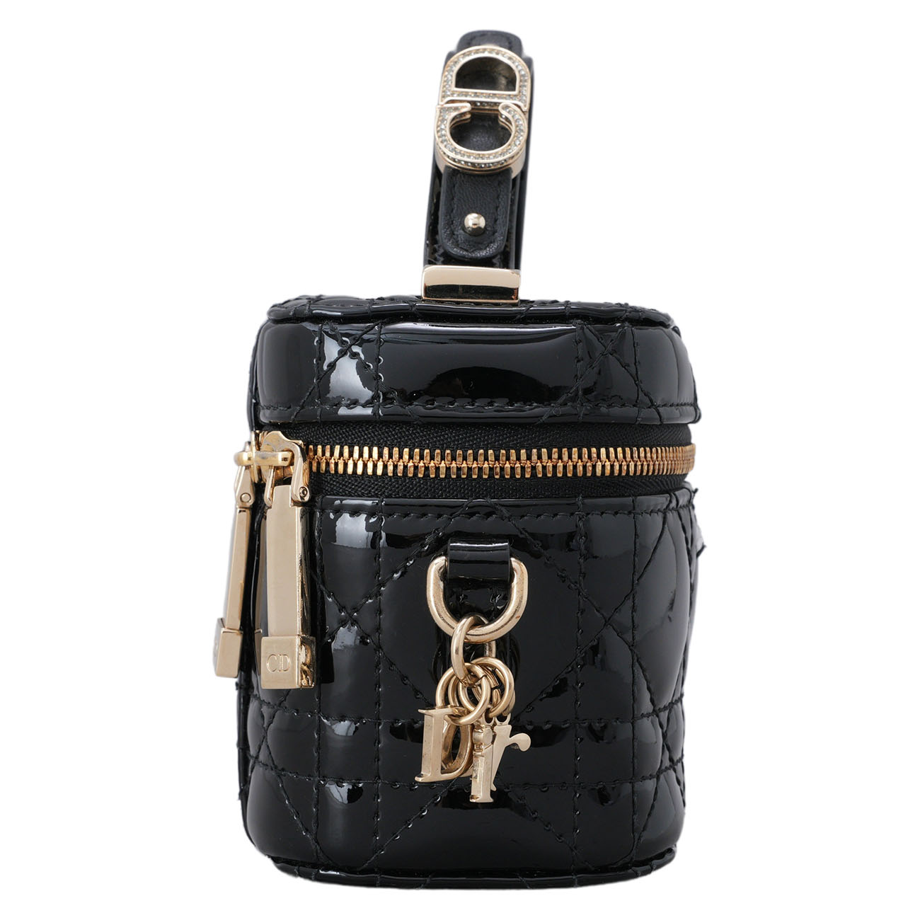 CHRISTIAN DIOR(USED)크리스찬디올 페이던트 마이크로 베니티 탑핸들